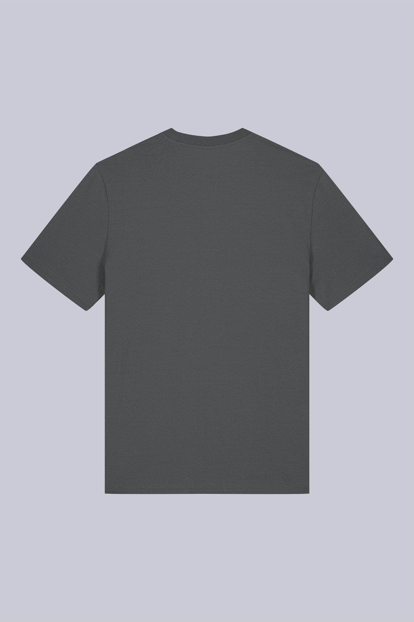 T-shirt classica in cotone organico Antracite e grigio scuro still life retro di Farway Milano