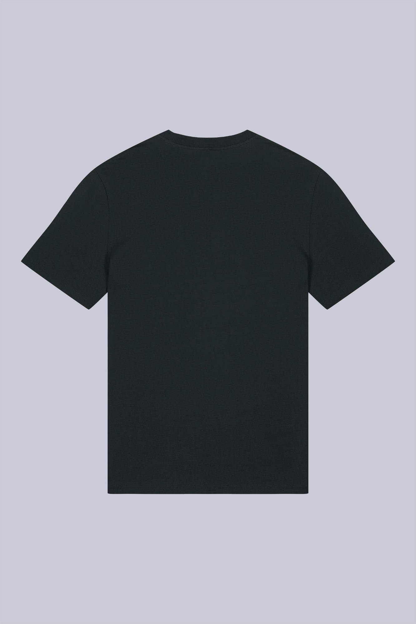 T-shirt classica in cotone organico Nero still life retro di Farway Milano