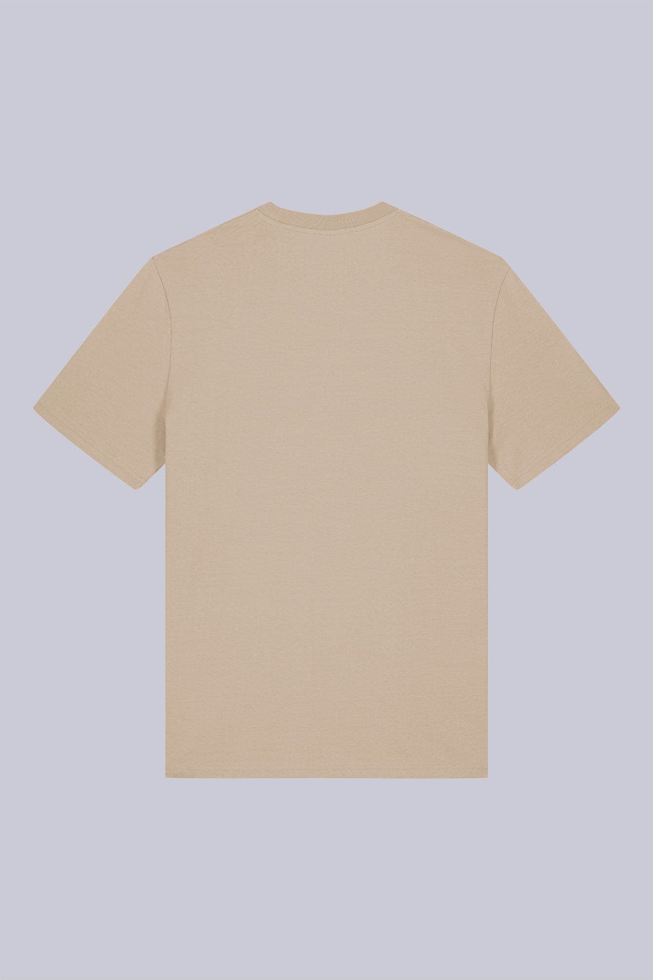 T-shirt classica in cotone organico Beige e sabbia still life retro di Farway Milano