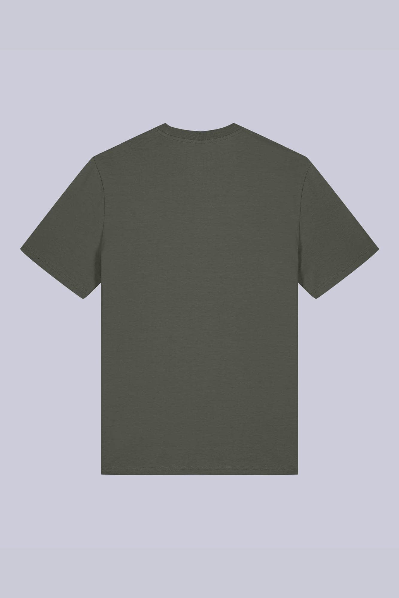 T-shirt classica in cotone organico Verde khaki e militare still life retro di Farway Milano