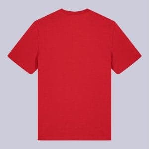 T-shirt classica in cotone organico Rosso e ciliegia still life retro di Farway Milano