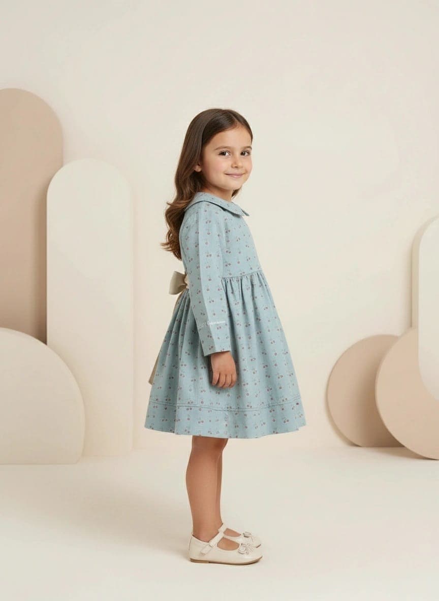 Abito Fantasia Ciliegine Unico Side di Farway Milano