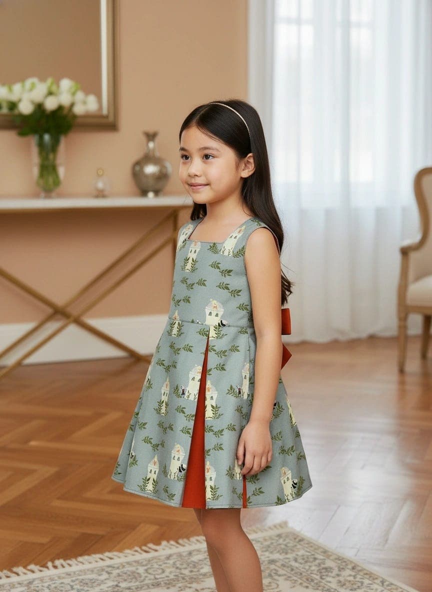 Abito Masha Rapunzel Fantasie: natura indossato cerimonia di Farway Milano